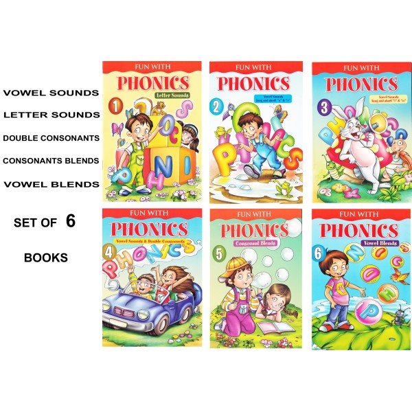 Fun With Phonics - Phonics Set Of 6 Books